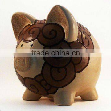 coin bank with lock ,tin coin bank,piggy bank with coin counter