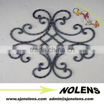 Artistic wrought iron fence panels for sale