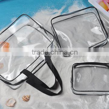 Raw Material Printing Ziplock PVC Cosmetic Plastic Bag