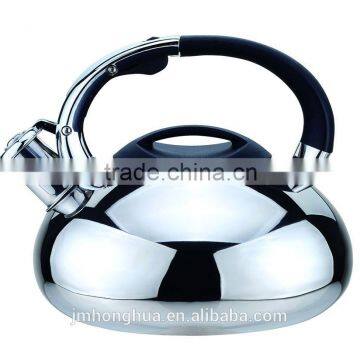 Stainless steel whistling tea kettle