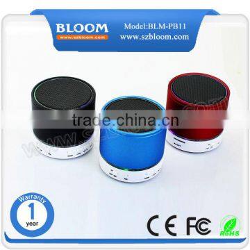 Hot sale led bluetooth speaker ,mini portable led bluetooth speaker ,led bluetooth speaker small size