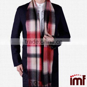 Men's Cashmere Winter Plaid Scarf,Winter Scarf Soft Elegant Long Fashion Wrap Scarves