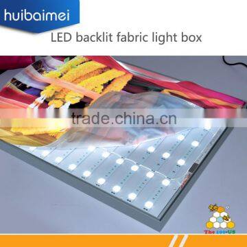 wholesell SEG fabric face graphic LED backlit light box