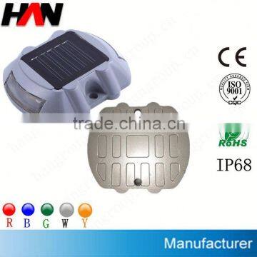 Aluminium Led Waterproof Solar Road Stud For Land