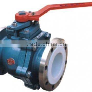 PFA Lined Ball Valve ANSI