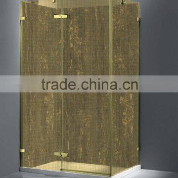 2016New Product prefab luxury shower room price per set bathroom/shower cabin with 6mm digital printing toughened glass