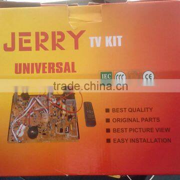 JERRY POWER High quality cheap pirce color tv kit/ china tv kit/tv lift kit/14-21inch inch led crt tv kit