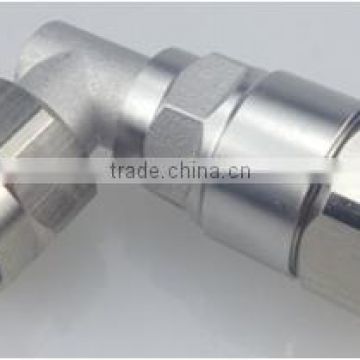 High version- N male right angle connector for 1/2 coaxial cable water proof IP68 for RF/MMW/Communication application