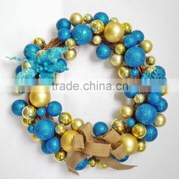 popular colored plastic ball for Christmas ball Wreaths