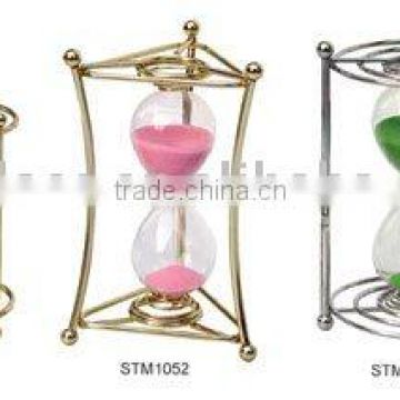 METAL SAND TIMER HOURGLASS, METAL SAND CLOCK