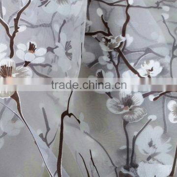 35% polyester 65% rayon organza fabric skirt curtain fabric