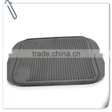 Customized China factory cast iron grill pan