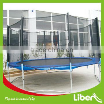 6ft-16ft gymnastic sport cheap rectangle trampoline bed combo for kids sales with safety enclosure net and handle LE.BC.007