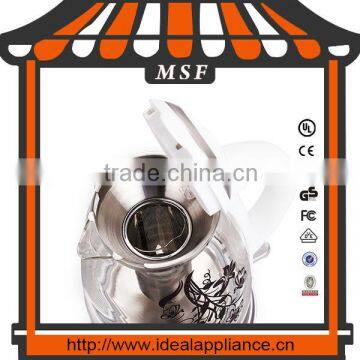 Glass Color Changing Electric Kettle With Filter photo-2