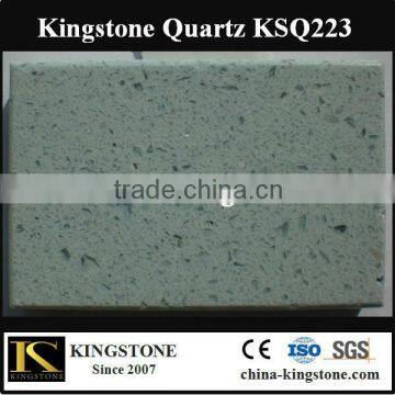 Fancy artificial quartz stone flooring tiles