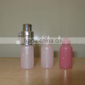 painted glass perfume vial with sprayer