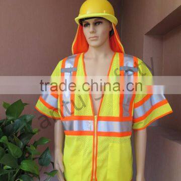 High-Visibility Mesh Safety Vest Reflective Vest with pockets