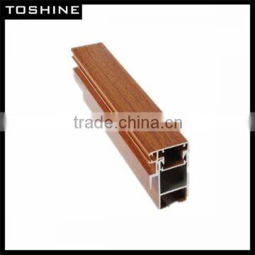 2014 Hot Sale High Quality Wood Color Closet Door Aluminum Profile photo-2