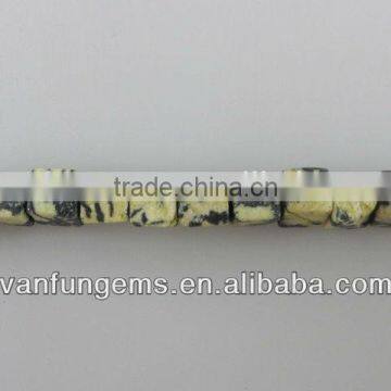 Gemstone Yellow Turquose Rondelle Beads for Jewelry photo-3