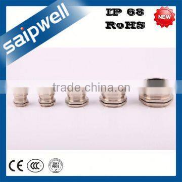 NEW PG29 IP68 BRASS PLATING NICKEL PG TYPE METAL CABLE GLAND