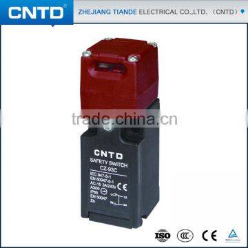 CNTD China Alibaba Waterproof Electrical Safety Key Interlock Limit Switch 250V 15A