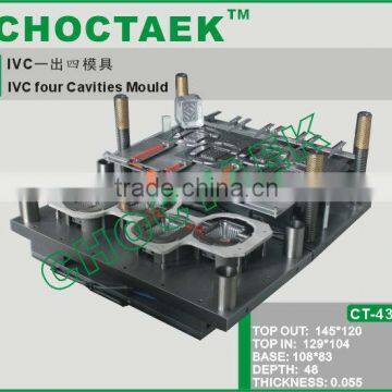 Rectangular aluminium foil container mould