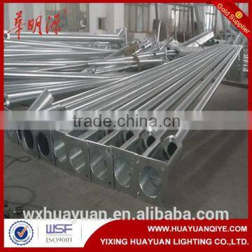 Galvanized antirust steel lighting pole