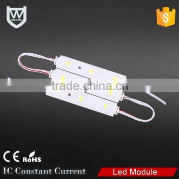 China supplier high lumen 15000k 72LM 0.72watt led 5050 module 12v waterproof 5050 3led module light