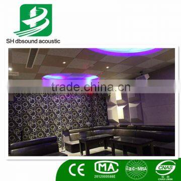 Home Theater Polyester Acoustic Panels for Coloured Wall Decoration Panels