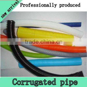 Black corrugated subsoil drainage pipe for water extrusion