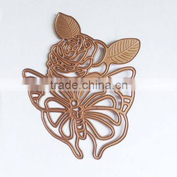 Butterfly and flower metal dies for party decorations