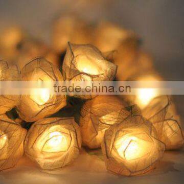 20 white rose flower string light decoration wedding party decor