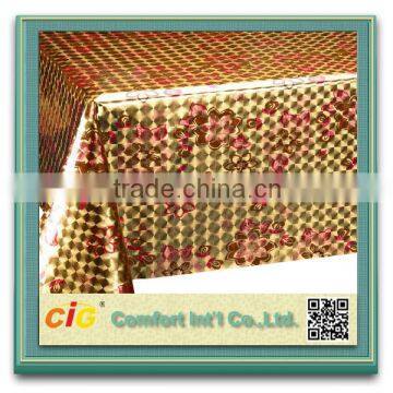 Gold And Silver Wholesale Plastic Tablecloths Meters plastic tablecloth roll