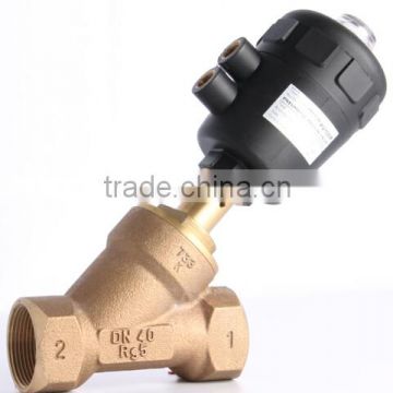 2 way double brass compression angle valve