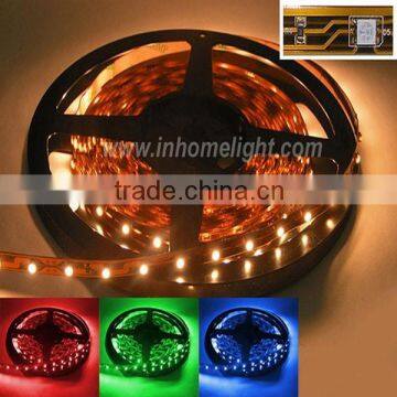 Hot sale led flexible strip light 3528 led tape decorative led lighting RGB and single color