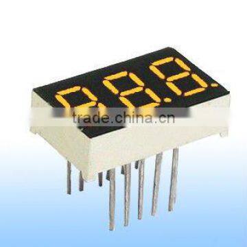 High quality 3 digit 7 segment led display 0.28 inch digit tube