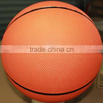 plain orange rubber exercises basketball