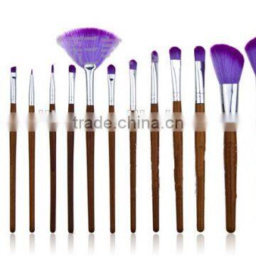 EALIKE wholesale fashional purple 16 pieces makeup brush set