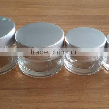 Cosmetic Clear Glass Cream Jar