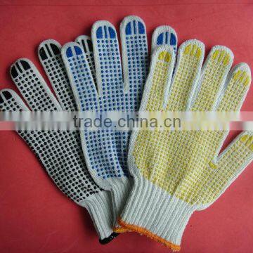 Gold Supplier of industrial safety hand gloves with dot