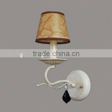 European hot sale chandelier fabric wall light/lamp L1202/1W