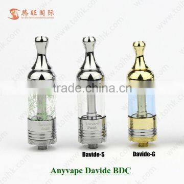 Wholease Authentic Anyvape Davide BDC Glassomizer Atomizing