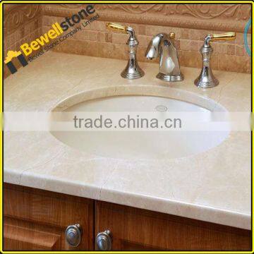 Cream marfil marble 25" Contour Vanity Top