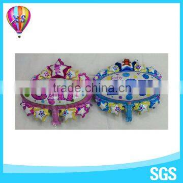 Round decoration foil balloon for boy and different colors for party needs and wedding stage