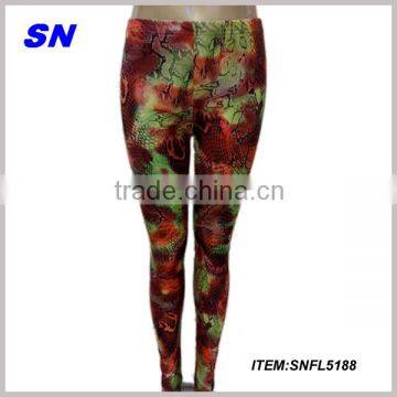 wholesale women leggings woman seamed printed legging