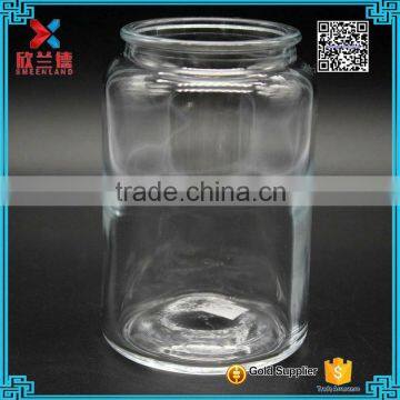310g Clear Round Bottom Glass Storage Jar for Candy photo-4