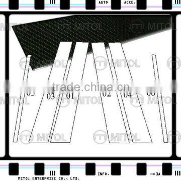 For VOLKSWAGEN Golf V 4D Polo Carbon Fiber Pillar Post
