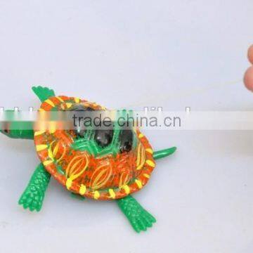 4 Inch Wholesale Educational Green Cute Pull Thread Turtle Ship Toy photo-3