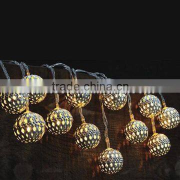 12LED Solar Powered Globe String light Fairy Lamp Christmas Garden Decoration Heart