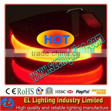 best quality led flashing armband,hign brightness led bracelet with fast delivery